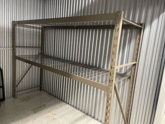 Storage shelving - 8’ x 6’ - collapsible - PU ONLY 60053