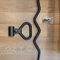 CURL BAR + KETTLEBELL HANDLE