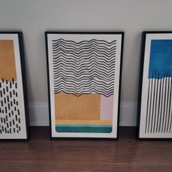 Set of 3 Abstract Art Prints