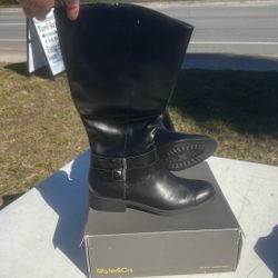 STYLE&CO MALIA BLACK  BOOTS 
