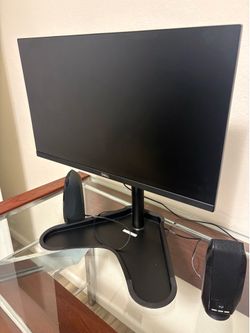 Monitor n desk n chair all together