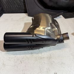 Ducati Scrambler 800 Termignoni Exhaust with baffle delete modification