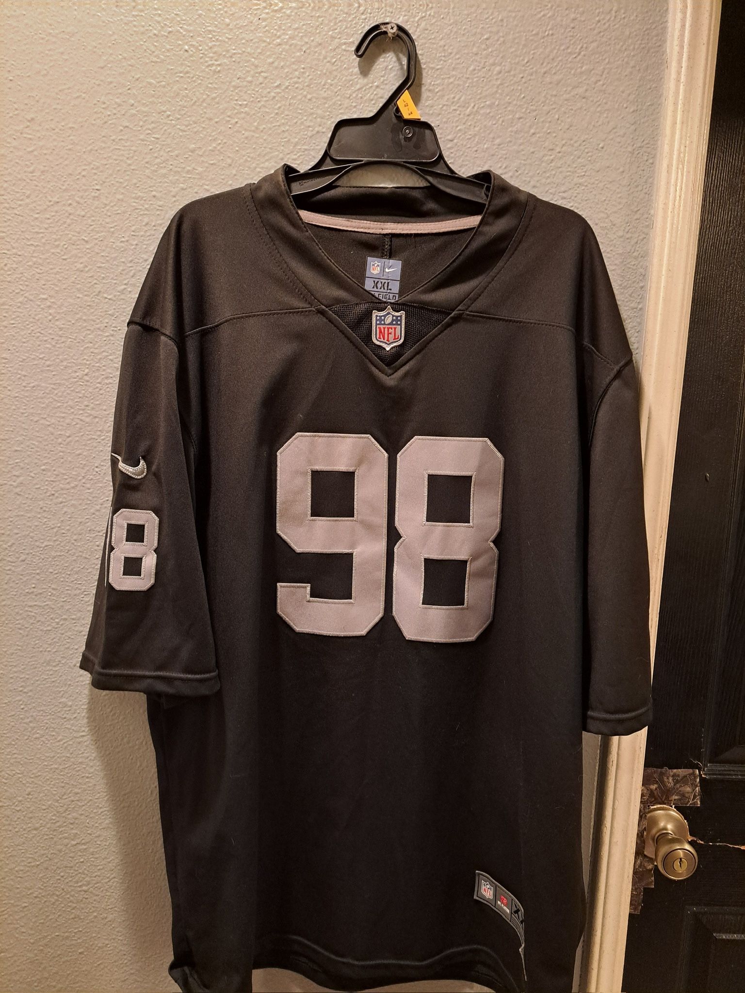 Premium Black & Silver Raider Jersey