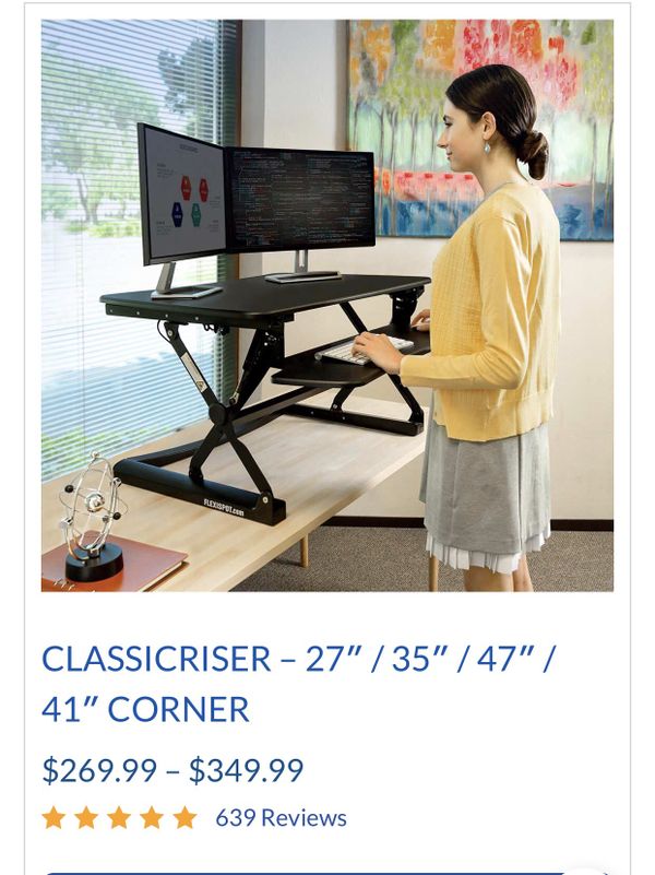 35 Stand Up Desk Riser Save Your Back Neck For In Orange Ca Offerup