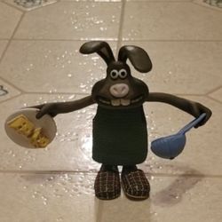 Wallace and gromit action figure hutch