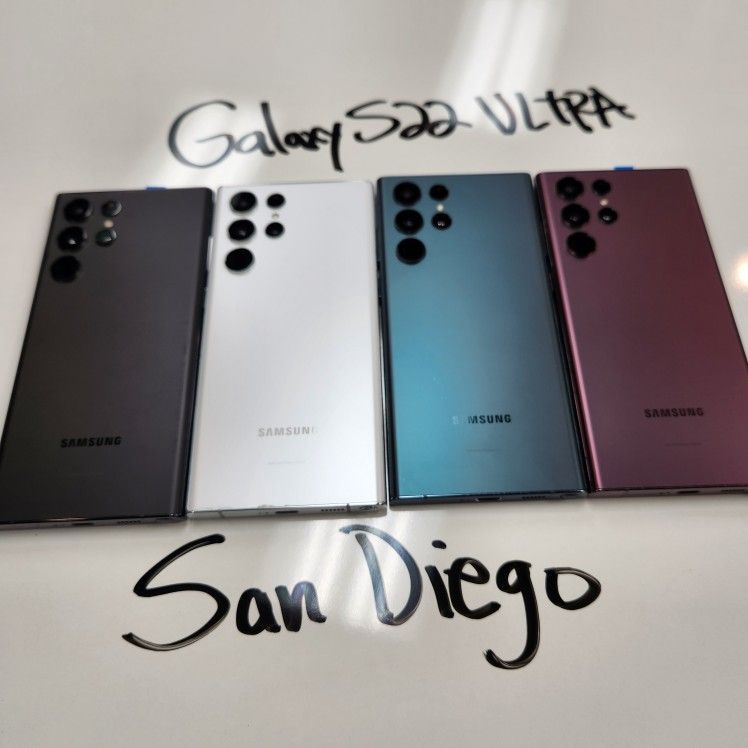 Samsung Galaxy S22 ULTRA Unlocked | Chula Vista | 1 Year Warranty 