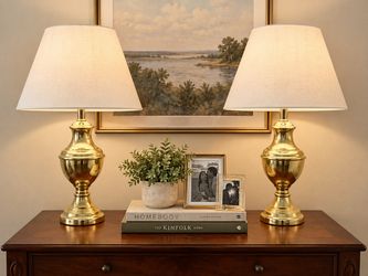 Pair of Vintage Mid-Century Anthony California Table Lamps