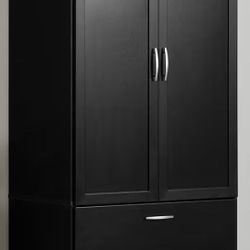 Cabinet  Wardrobe Armoire Pure Black