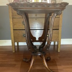 Antique High End Tables Custom Glass.inserts 