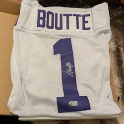 Kayshon Boutte signed LSU jersey Beckett certified