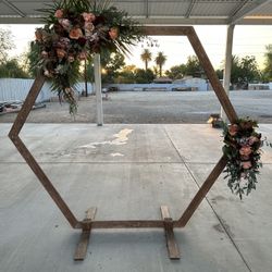 Wood Wedding Arch