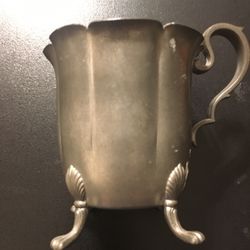 KS @ P 78 PEWTER : VINTAGE POT 