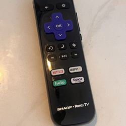 Sharp Roku tv remote 