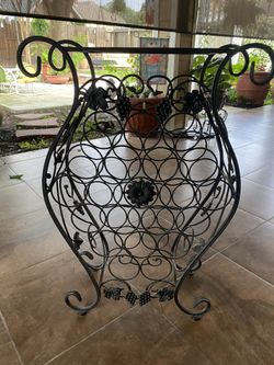 Heavy wine rack $60