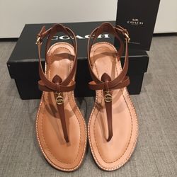 Brown COACH Sandals