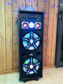 🔊Equipo con dos bocinas 10" Recargable ENTREGAS GRATIS!//Portable Speaker with two 10" woofer🔊