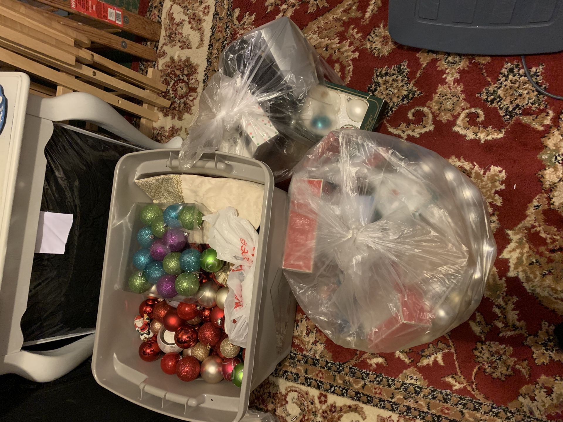 Christmas tree ball ornaments