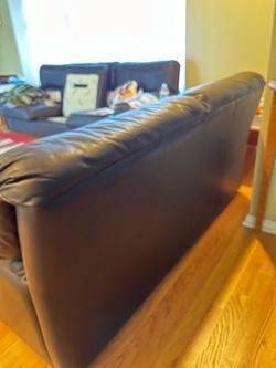 Teak and Leather furniture