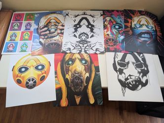 Borderlands 3 2019 San Diego Comic Con Poster Set