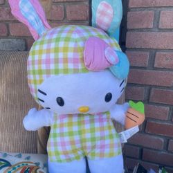 Large Hello Kitty Easter Bunny 24"