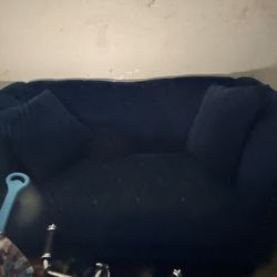 Blue 3 piece Living Room Set 