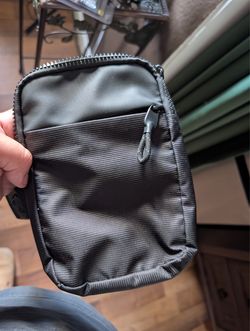 Black Crossbody Sling Bag – Adjustable Strap