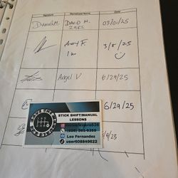 Manual Practice Lessons 