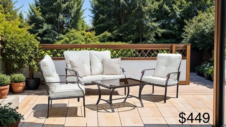 Outdoor Patio Furniture Sofa Set
