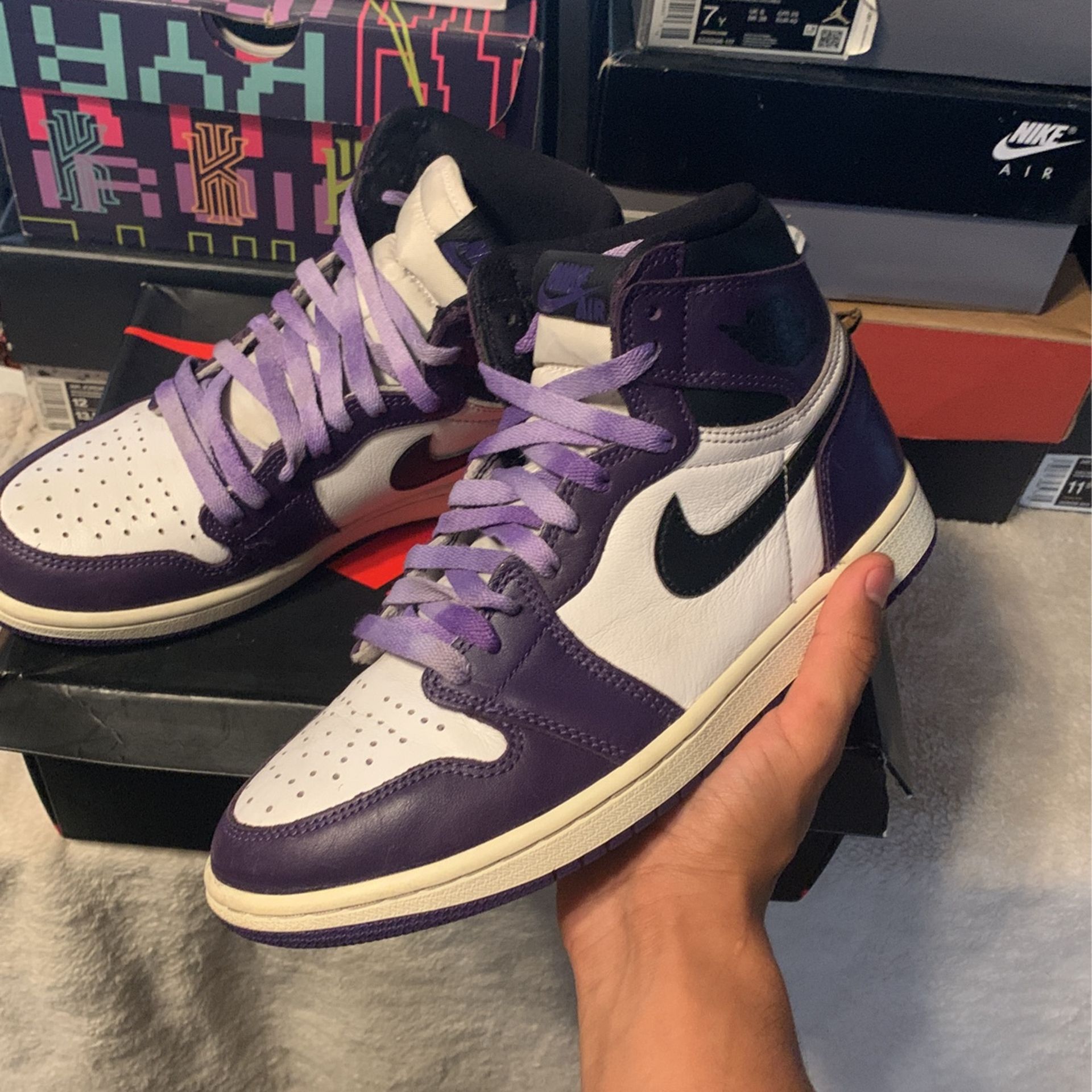 Jordan 1 ‘Court Purple’ Size 7.5 