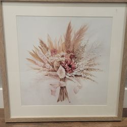Framed Floral Picture