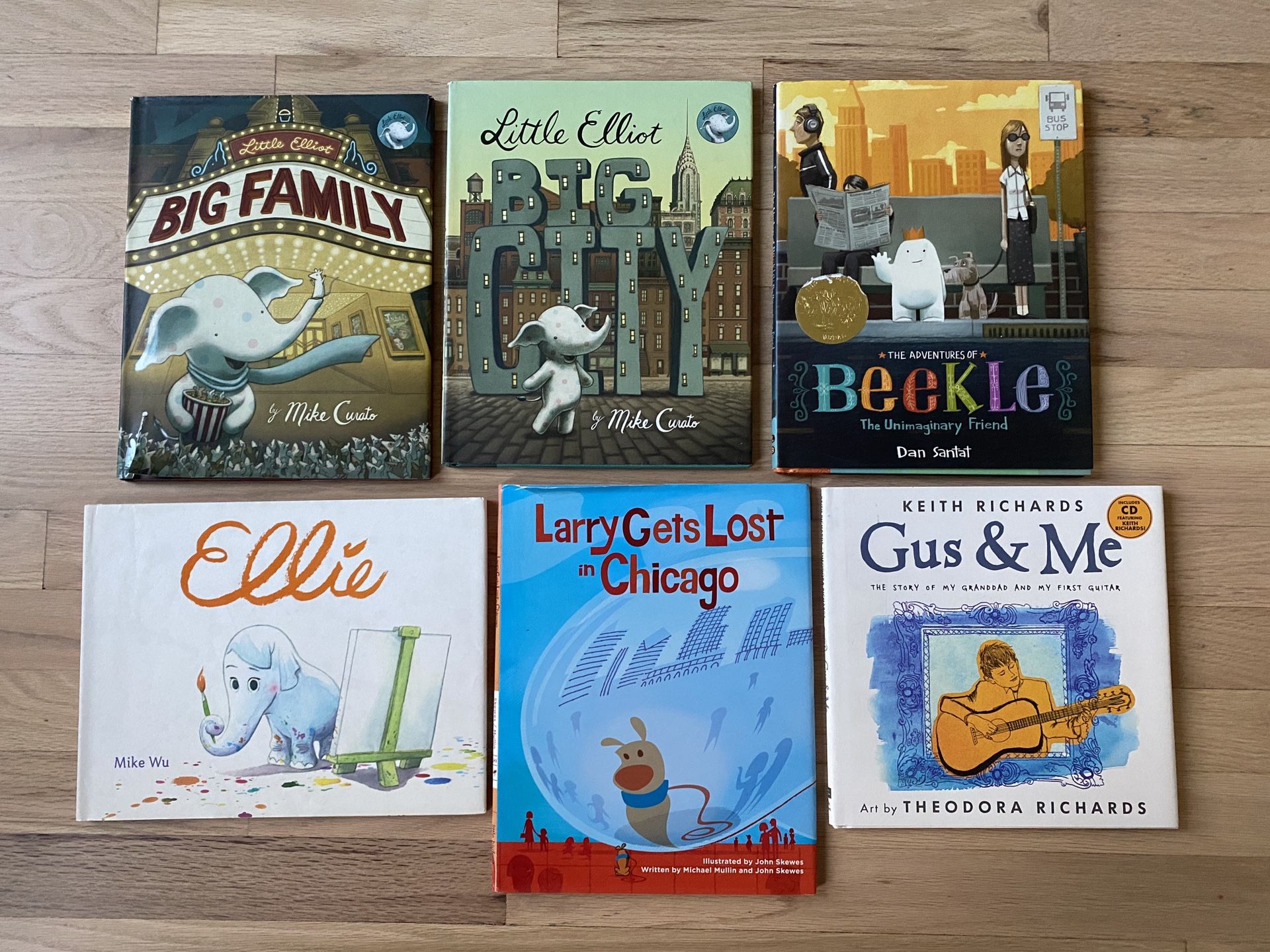 6 Hardcover Kids Books Little Elliot Lary Gets Lost In Chicago