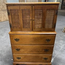 Vintage 1960's Mid Century Modern Solid Maple Dresser by Charleson's Products