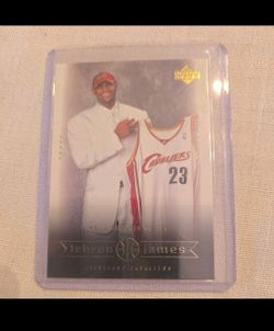 LeBron James Upper Deck Rookie Trading Card