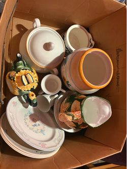 Box of dishes