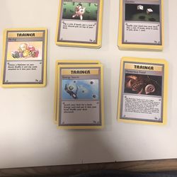 Pokemon Fossil Trainer Cards