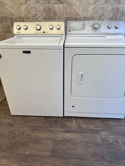 Maytag washer and dryer laundry
