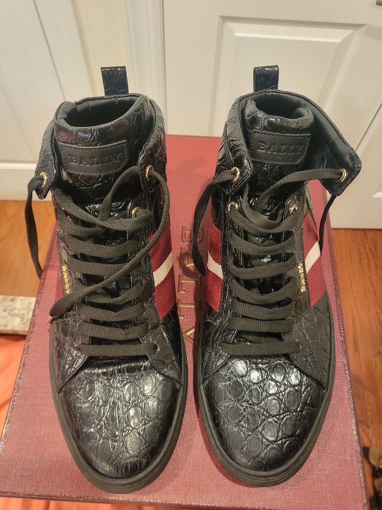 Leather Bally Sneakers