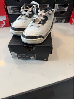 Air Jordan 3 Toddler Sneakers Size 6C