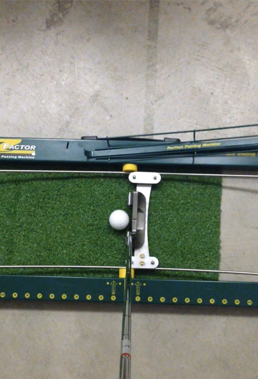 Z Factor Perfect Putting machine golf training aid