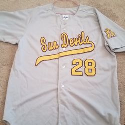 ASU Baseball road jersey 