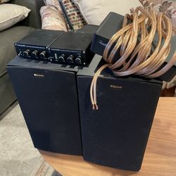 Klipsch Speakers With Rocketfish Amplifiers