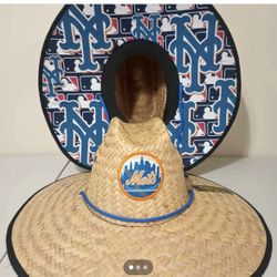New Your Mets Straw Hat