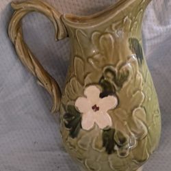 Mid Century Flower Pitcher