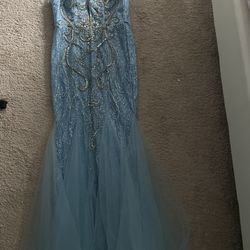Blue Prom Dress
