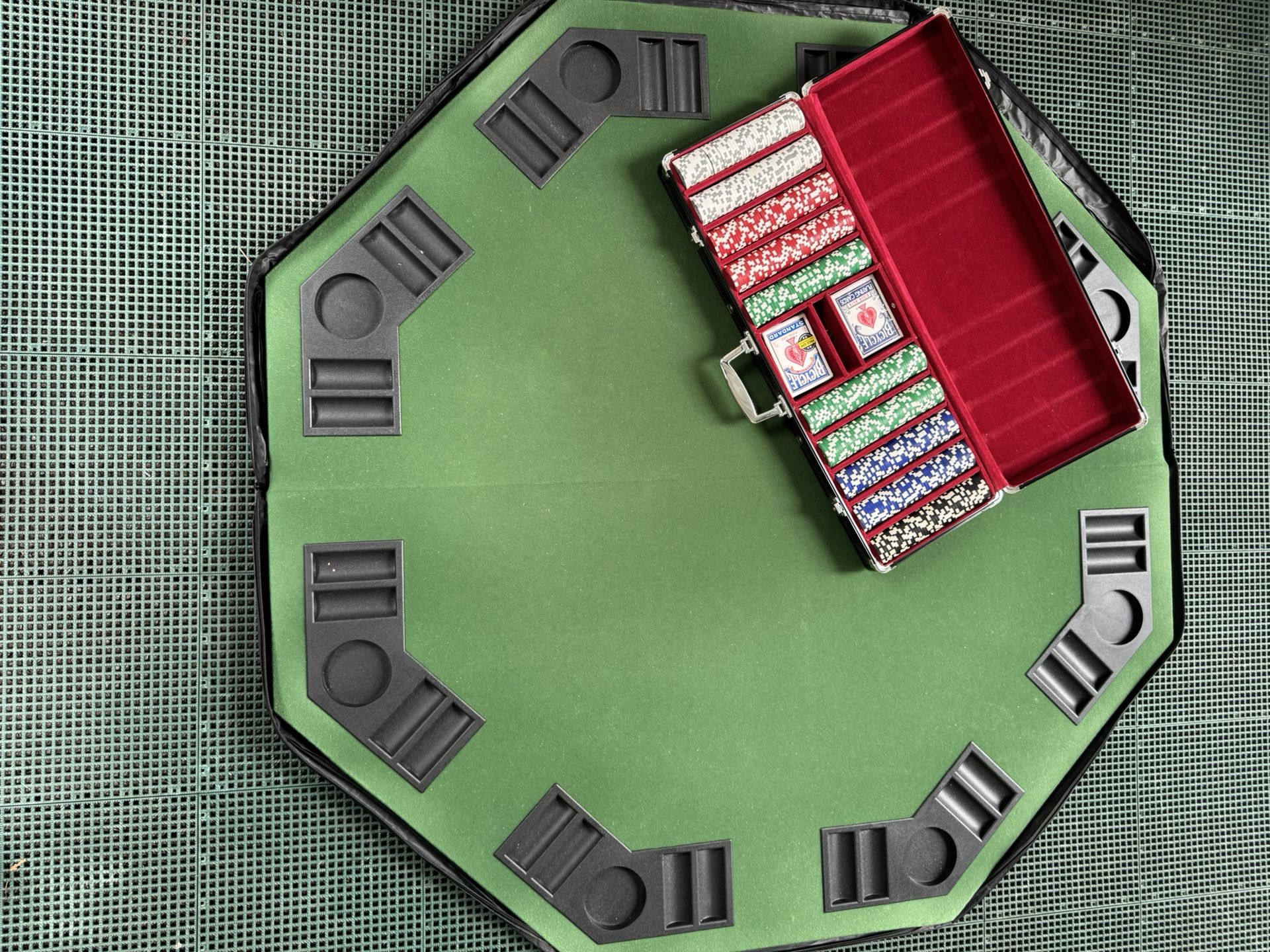 Poker Set and Table Top