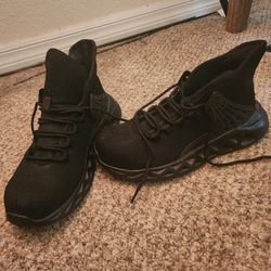 Steel Toe Work Shoes, Size 10.5
