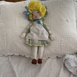 Handmade Collectible, “Holly, Hobble”  Doll