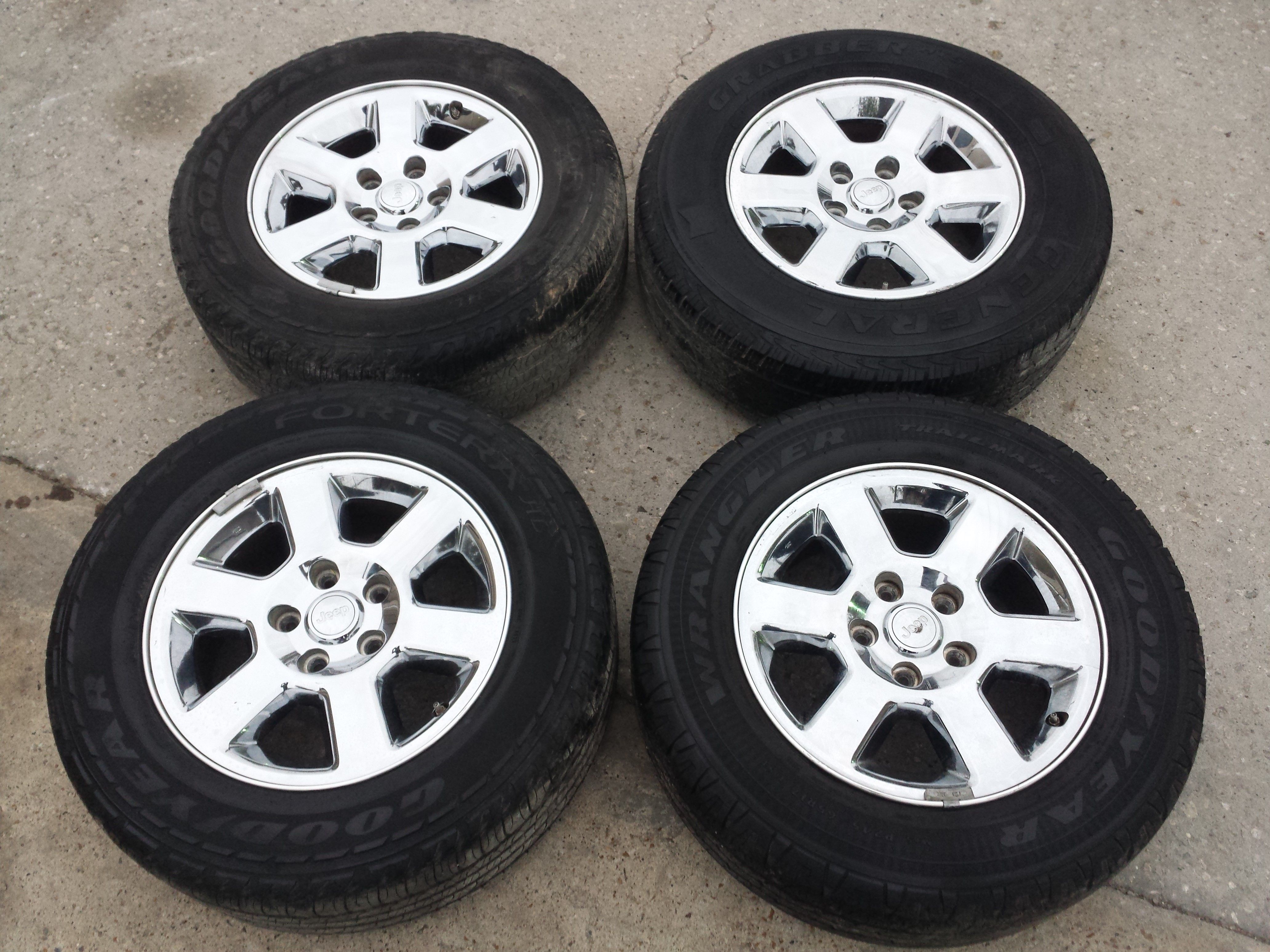 JEEP COMMANDER 2006 - 2008 Bolt Pattern:5Inch 17x7.5 #167