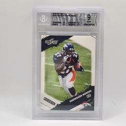 2009 Score #364 Knowshon Moreno Rookie Card Denver Broncos BGS 9 Mint