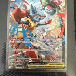Mega Lucario Ex SIR. Near Mint Condition $175
